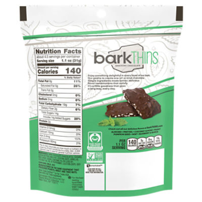 Bark Thins Dark Chocolate Mint Snacking - 4.7 Oz - Albertsons