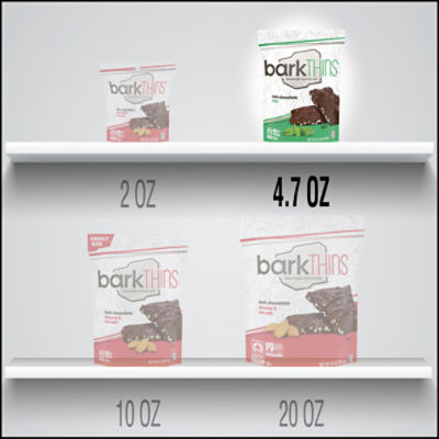 Bark Thins, Dark Chocolate Mint, 4.7oz Bag