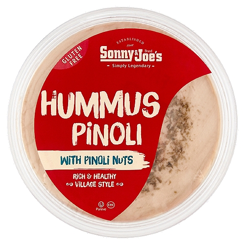 Sonny & Joe's Hummus Pinoli with Pinoli Nuts, 16 oz