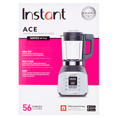 Instant Ace Nova Cooking Blender, Hot/Cold, 9 OneTouch Programs, 56 oz,  1000W 