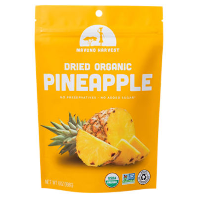 Mavuno Harvest Dried Organic Pineapple, 6 oz