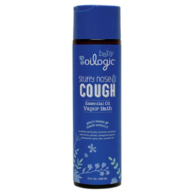 Oilogic Baby Stuffy Nose & Cough Essential Oil Vapor Bath, 9 fl oz