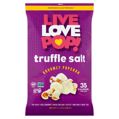 Live Love Pop Truffle Salt Gourmet Popcorn, 4.4 oz