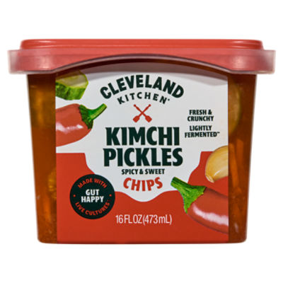 Cleveland Kitchen Kimchi Pickles Chips, 16 fl oz