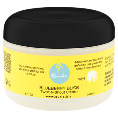 Curls Blueberry Bliss Twist-N-Shout Cream, 8 fl oz