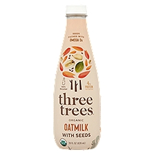 Three Trees Organic Oatmilk with Seeds, 28 fl oz
