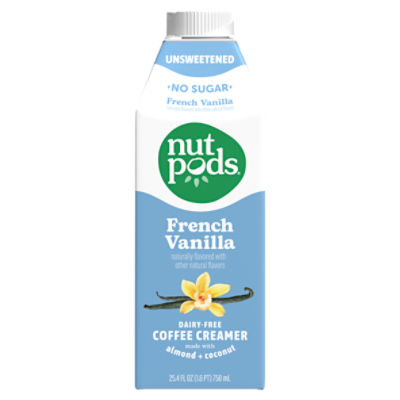 Nutpods French Vanilla Almond + Coconut Creamer, 25.4 fl oz