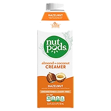 nutpods Hazelnut Almond + Coconut Creamer, 25.4 fl oz