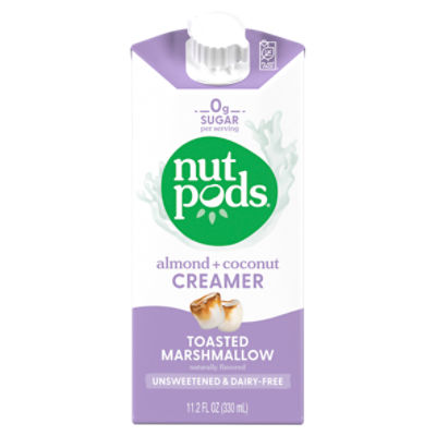 nutpods Toasted Marshmallow Almond + Coconut Creamer, 11.2 fl oz