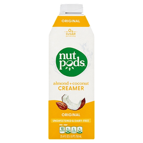 Nutpods Original Almond + Coconut Creamer, 25.4 fl oz