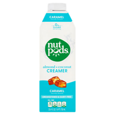 nutpods Caramel Almond + Coconut Creamer, 25.4 fl oz