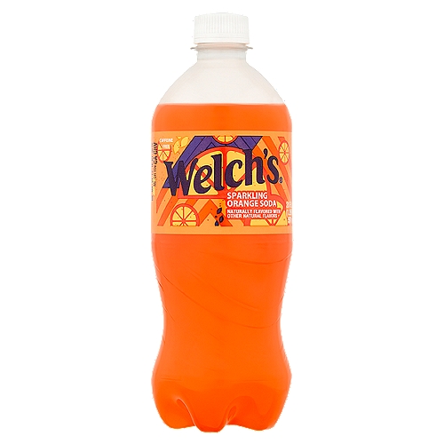 Welch's Sparkling Orange Soda, 20 fl oz