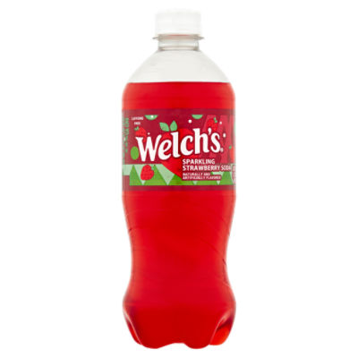 Welch's Sparkling Strawberry Soda, 20 fl oz