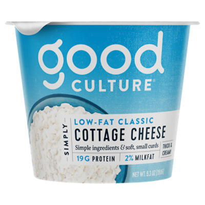 Good Culture Simply Low-Fat Classic Cottage Cheese, 5.3 oz