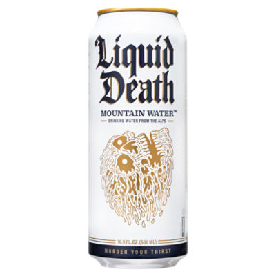 Liquid Death 100% Mountain Water Still Can