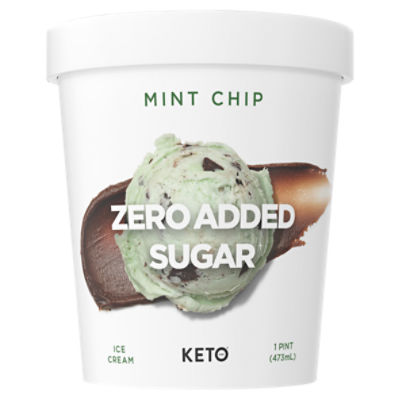 Keto Pint Mint Chip Zero Added Sugar Ice Cream, 1 pint ShopRite