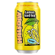 Halfday Lemon Prebiotic Iced Tea, 12 fl oz