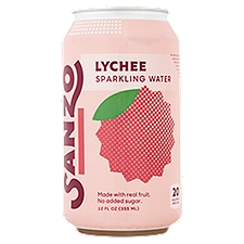 Sanzo Lychee, Sparkling Water, 12 Fluid ounce