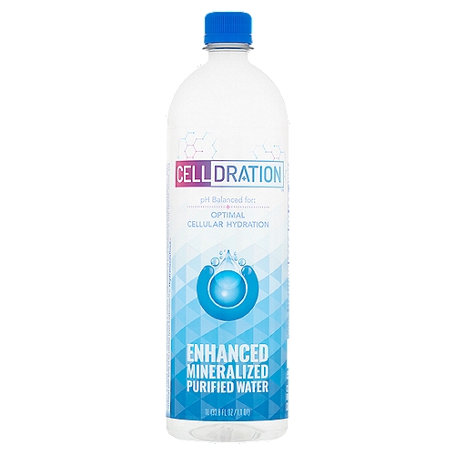 CellDration Enhanced Mineralized Purified Water, 33.8 fl oz
When you hydrate your body, it will look, feel, and perform better. CellDration™ offers a unique hydration system that helps to restore your body's natural balance. CellDration™ undergoes a revolutionary process, which makes it highly purified, incorporating a unique combination of trace minerals to help hydrate, restore, and recharge your body at its cellular level.