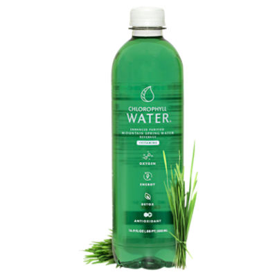 Chlorophyll Water Enhanced Purified Mountain Spring Water Beverage + Vitamins, 16.9 fl oz