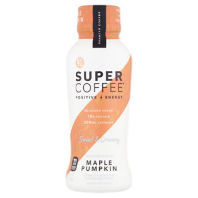 Kitu Super Coffee Maple Pumpkin Enhanced Coffee Beverage, 12 fl oz