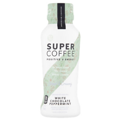 Kitu Super Coffee White Chocolate Peppermint Enhanced Coffee Beverage, 12 fl oz