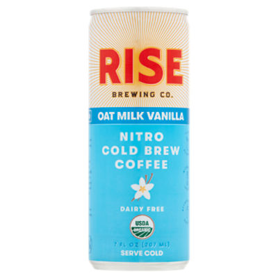 Rise Brewing Co. Oat Milk Vanilla Nitro Cold Brew Coffee, 7 fl oz