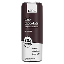 Slate Dark Chocolate Ultra-Filtered, Milk, 11 Fluid ounce