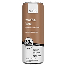 Slate Mocha Latte Ultra-Filtered, Milk + Coffee, 11 Fluid ounce