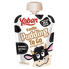 Yabon Vanilla Pudding To Go, 3 oz, 4 count