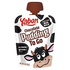 Yabon Chocolate Pudding To Go, 3 oz, 4 count