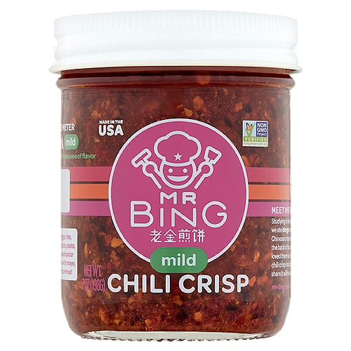 Mr Bing Mild Chili Crisp, 7 oz