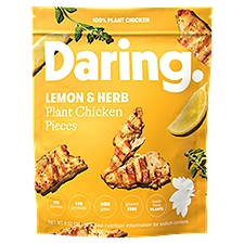Daring Lemon & Herb, Plant Chicken Pieces, 8 Ounce
