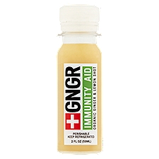 GNGR Immunity Aid Organic Ginger & Lemon Shot, 2 fl oz