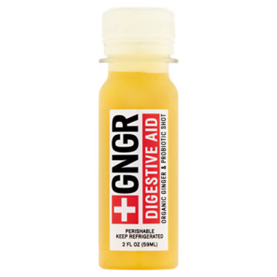 GNGR Digestive Aid Organic Ginger & Probiotic Shot, 2 fl oz