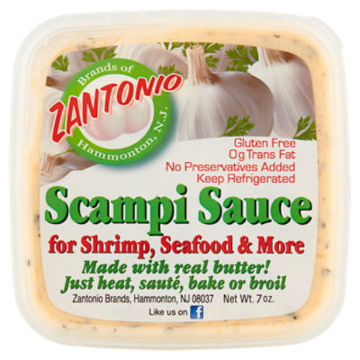 Zantonio Scampi Sauce, 7 oz