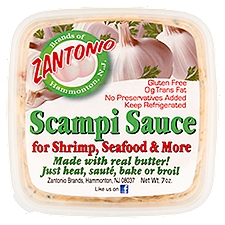 Zantonio Scampi Sauce, 7 oz