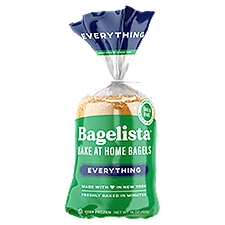 Bagelista Everything Bake at Home, Bagels, 16 Ounce