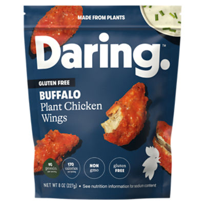 Daring Buffalo Plant Chicken Wings, 8 oz