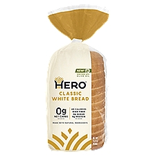 Hero Classic White Bread, 15.9 oz