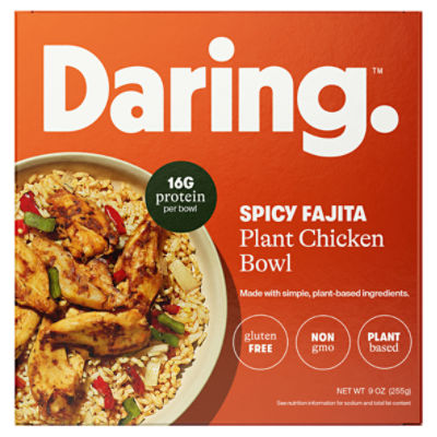 Daring Spicy Fajita Plant Chicken Bowl, 9 oz