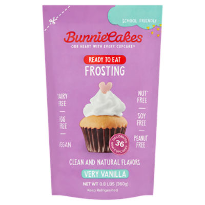 Bunnie Cakes Very Vanilla Frosting, 0.8 lbs
