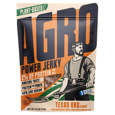 Agro Texas BBQ Flavor Power Jerky, 2.5 oz