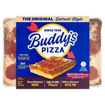 Buddy's Meat Deluxe The Original Detroit-Style Pizza, 36 oz