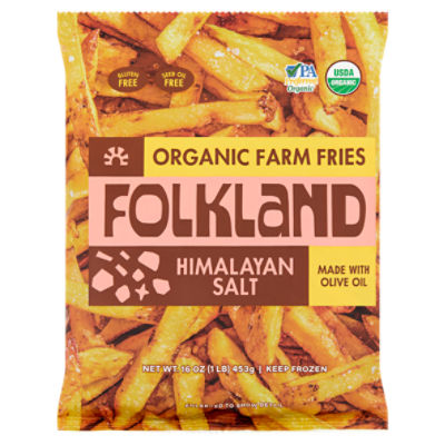 Folkland Himalayan Salt Organic Farm Fries, 16 oz