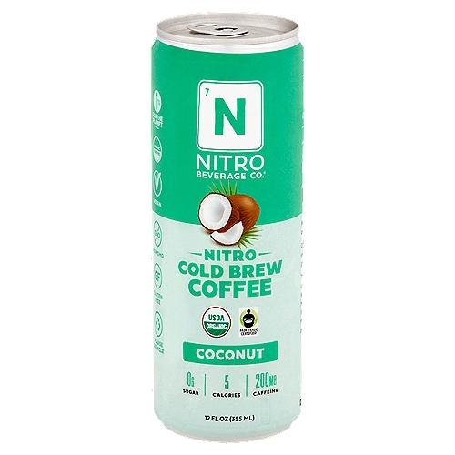 Nitro Beverage Co. Coconut Cold Brew Coffee, 12 fl oz
