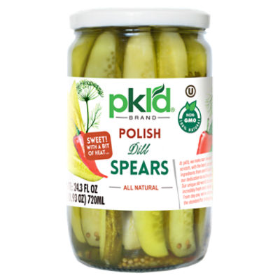 Pkl'd Polish Dill Spears, 24.3 fl oz, 24.3 Fluid ounce