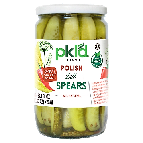 Pkl'd Polish Dill Spears, 24.3 fl oz