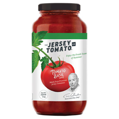 The Jersey Tomato Co. Tomato Basil Sauce, 25 oz
