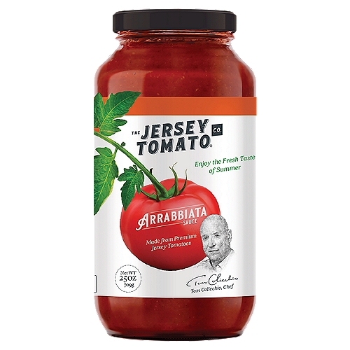 The Jersey Tomato Co. Spicy Tomato Sauce, 25 oz
Celebrated like the great Italian San Marzano tomato for outstanding flavor.